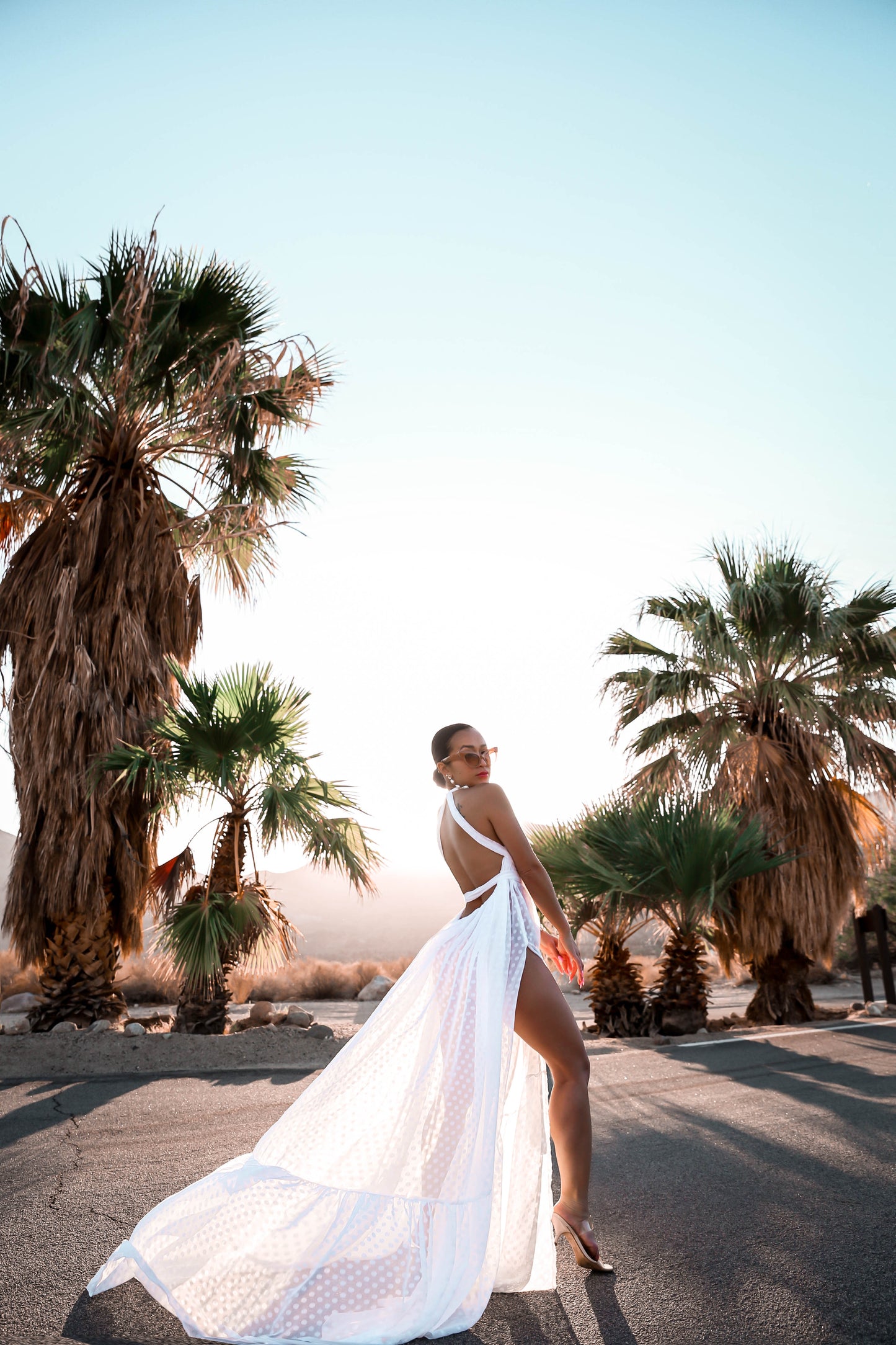 MADE TO ORDER: The Palm Springs Dress in Polka Dots