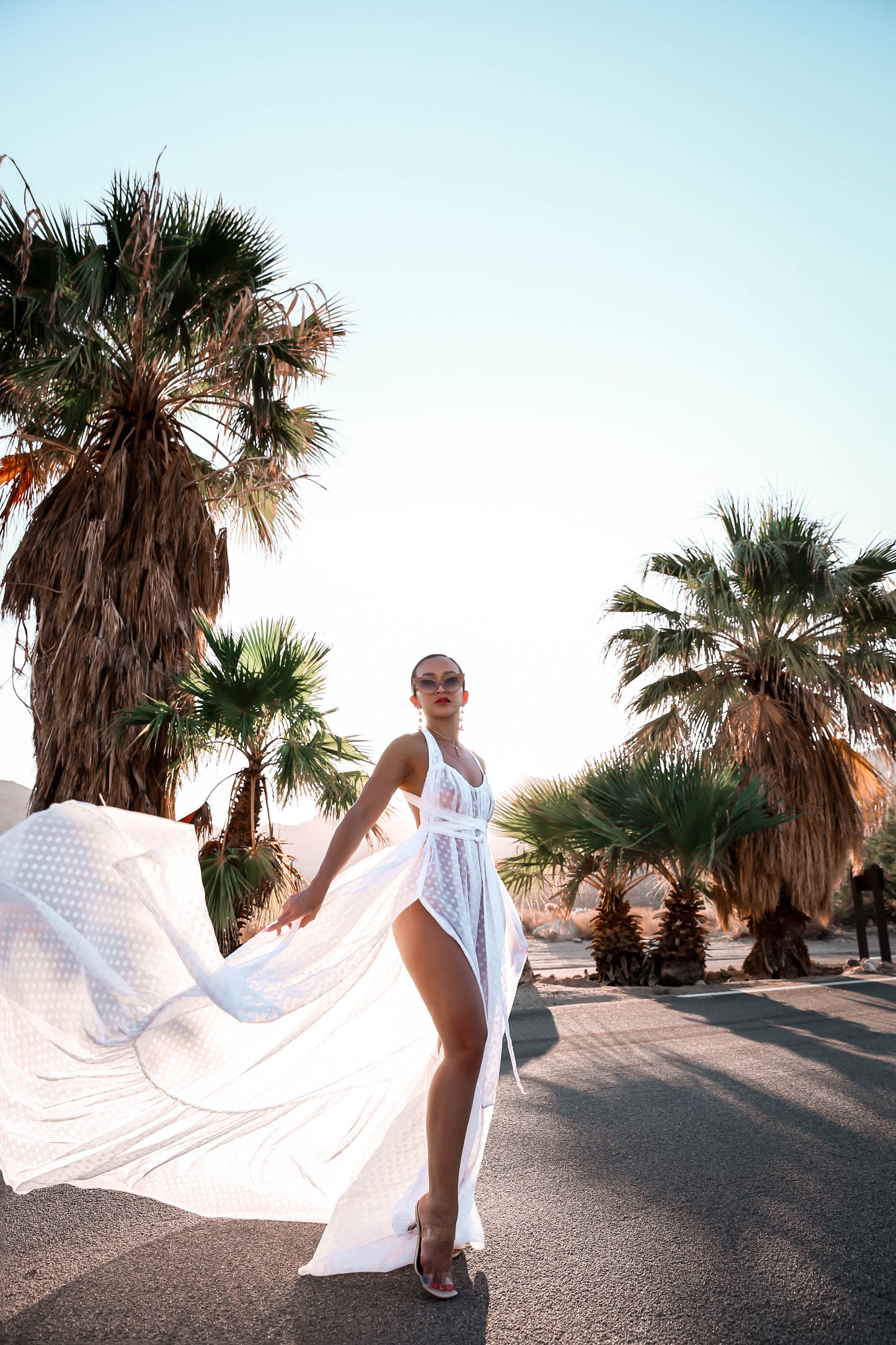 MADE TO ORDER: The Palm Springs Dress in Polka Dots