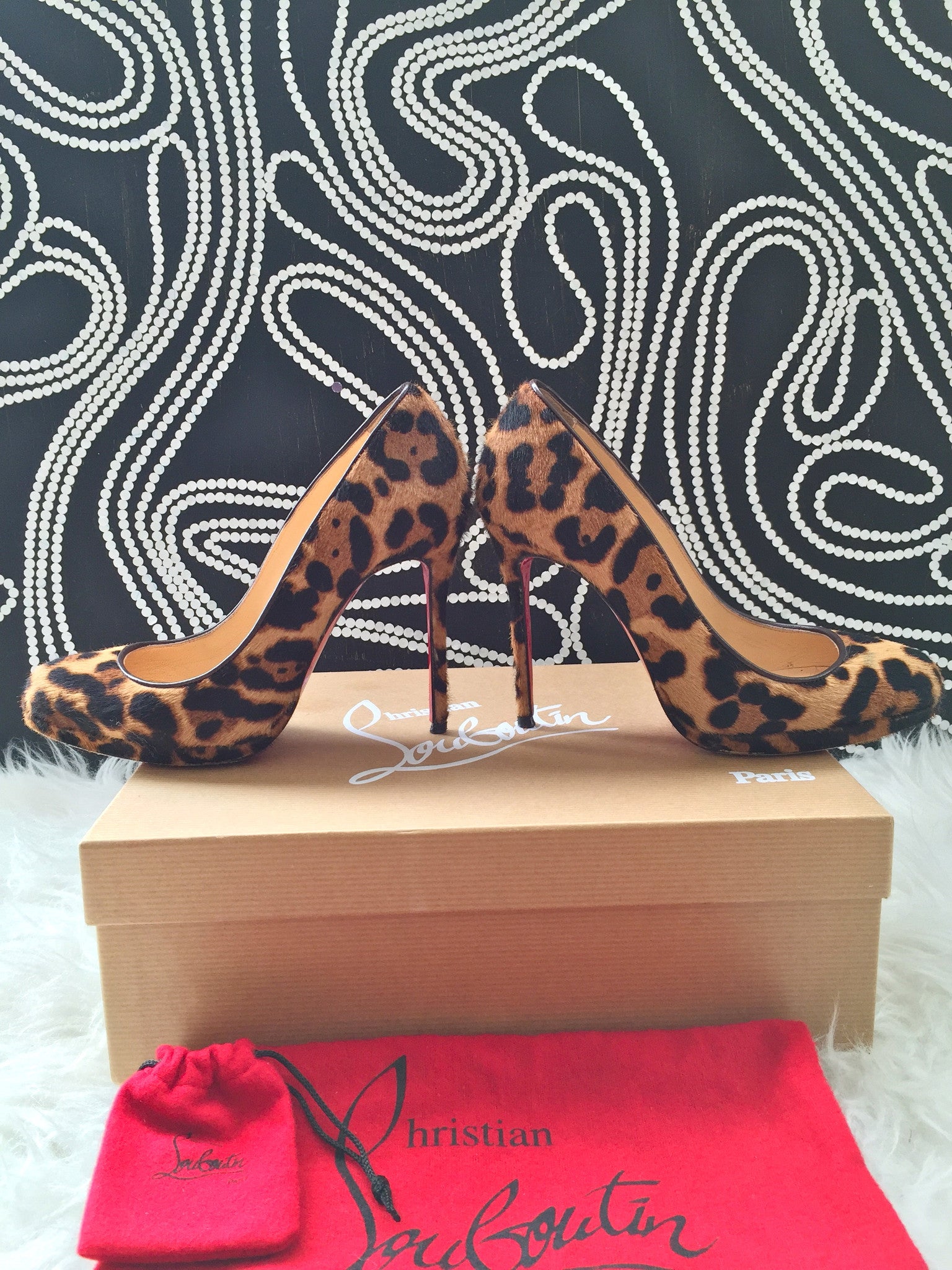 Cheetah Print Louboutin Print Heels Christian Louboutin Filo