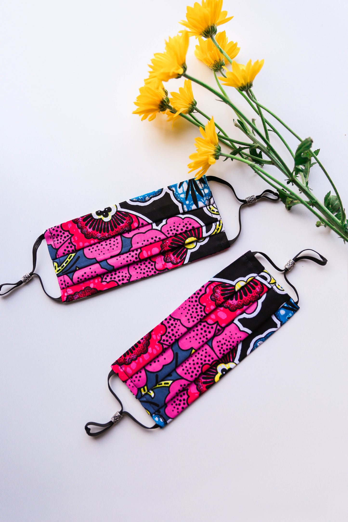 Under the Sea Face Mask (Pink/Blue) with Adjustable Ear Loops