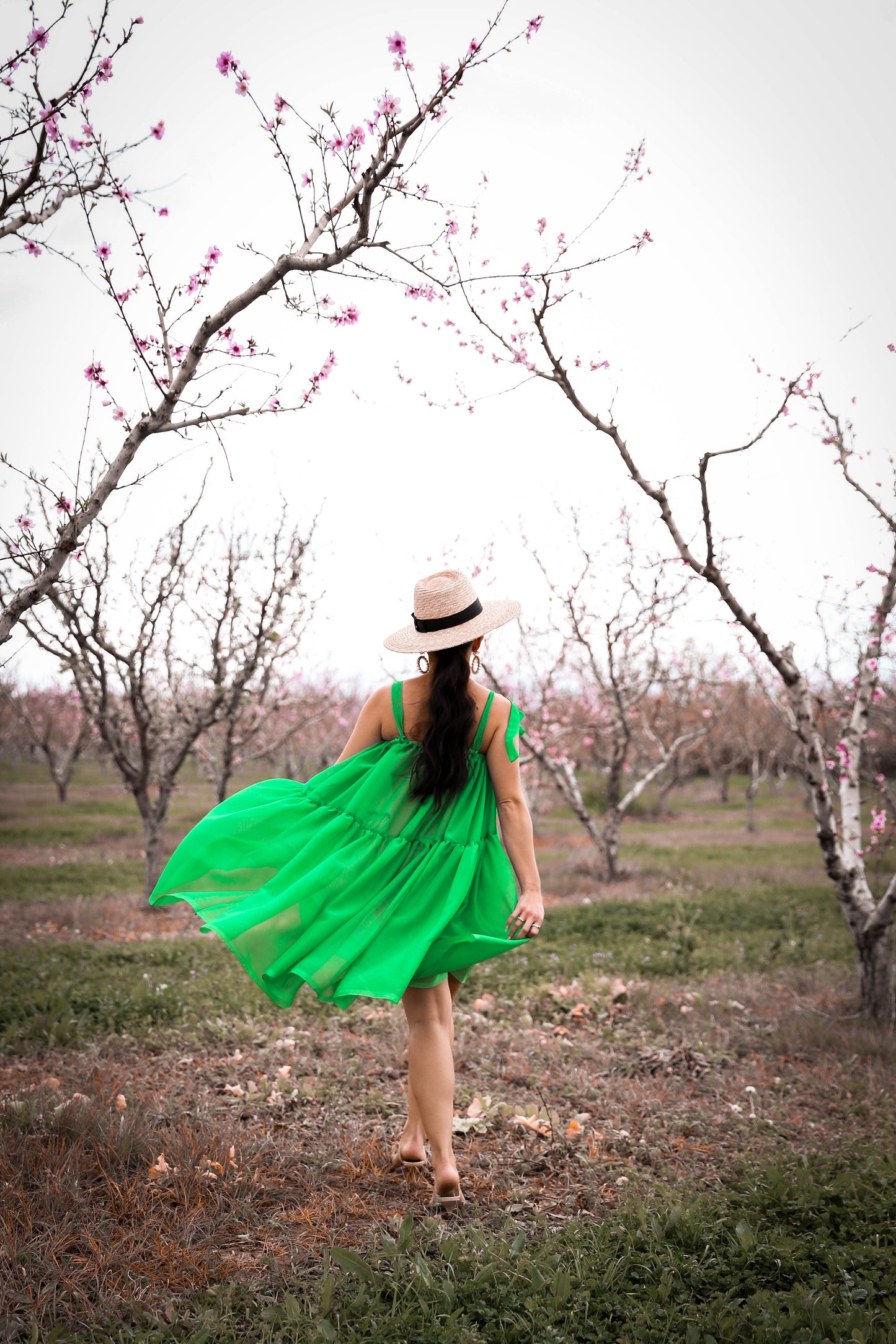 MADE TO ORDER: Sheer Escape Chiffon Mini Dress