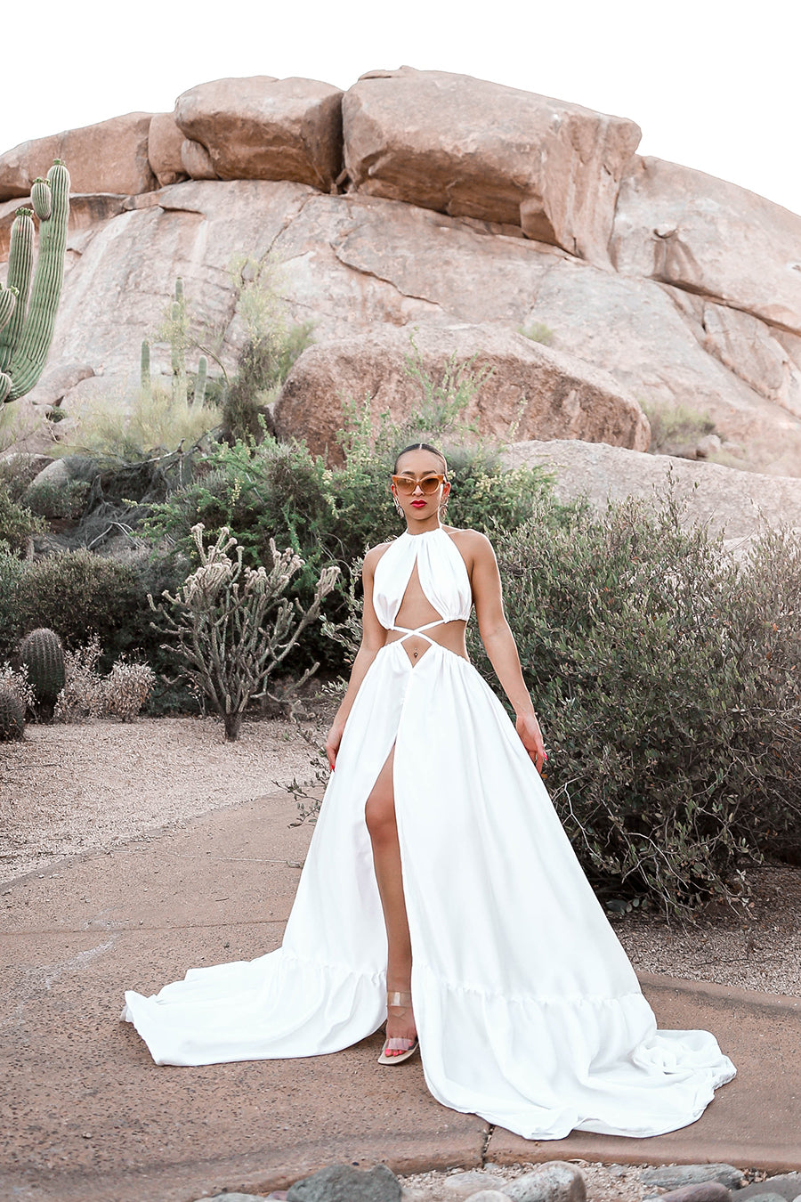 MADE TO ORDER: The Mykonos Dress (Satin) KTRcollection MADE TO ORDER: The Mykonos Dress (Satin) KTRcollection