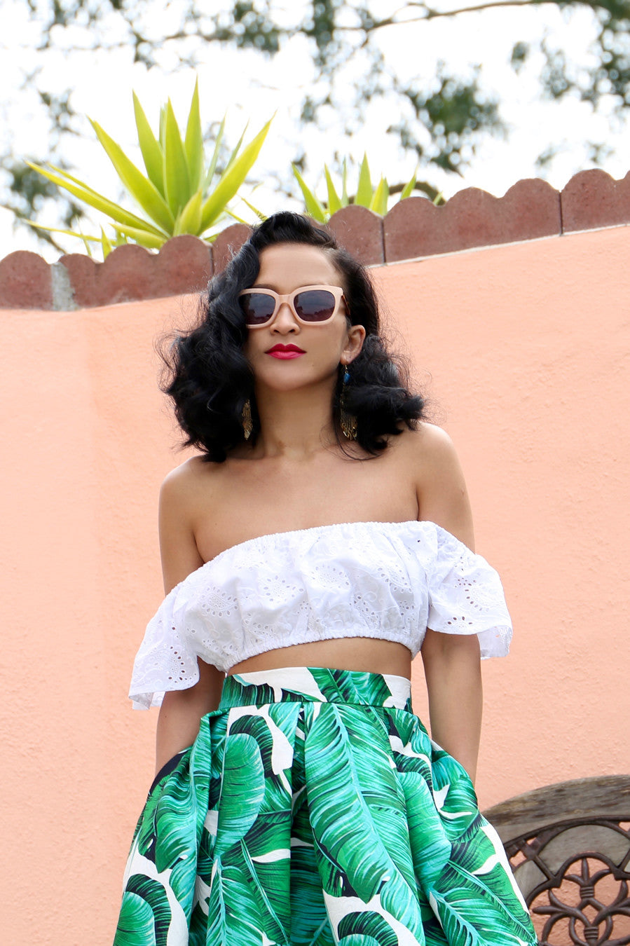 * MADE TO ORDER: The Palms Spring Midi Skirt