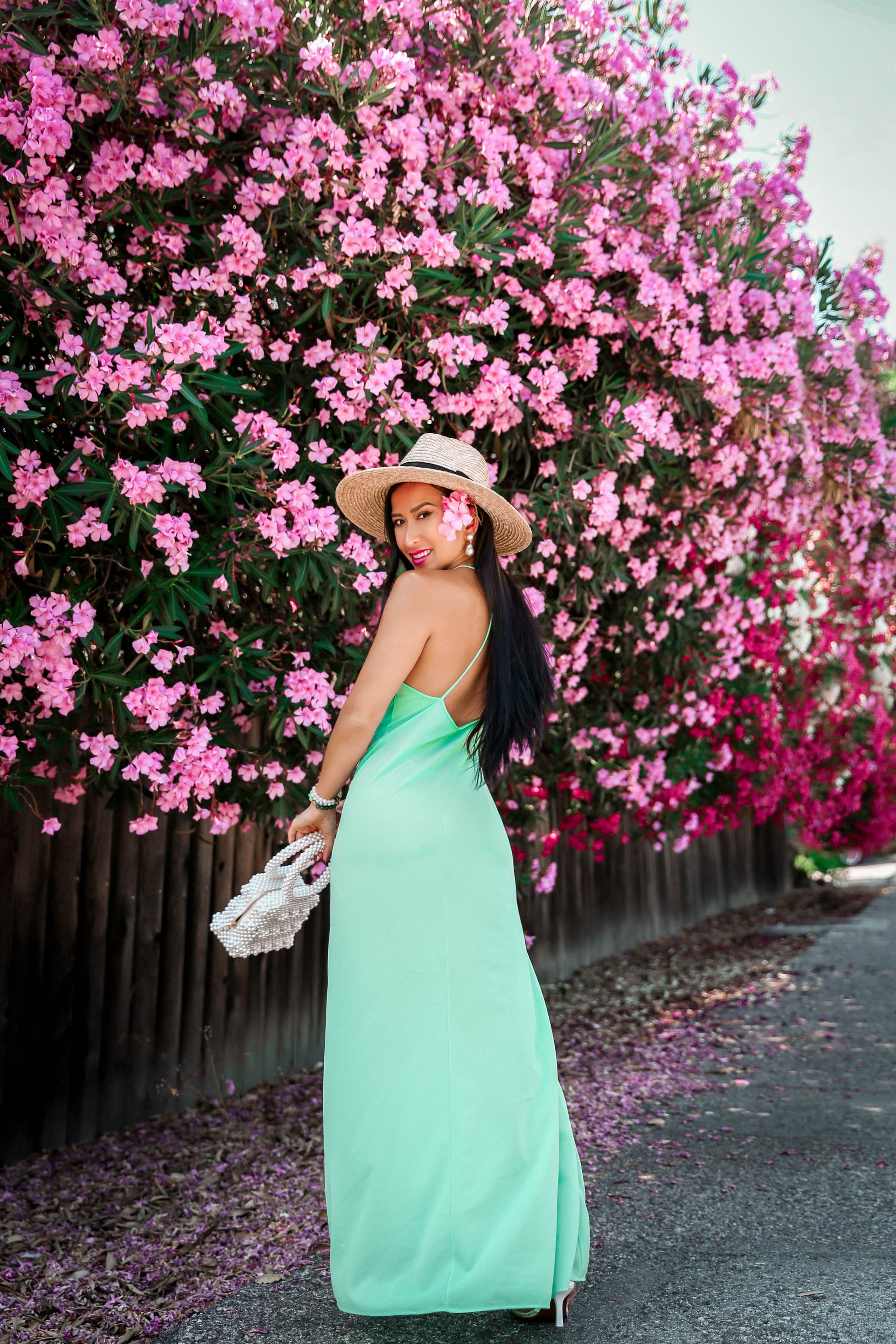 Vintage Mint Green Maxi Slip Dress Vintage Mint Green Maxi Slip Dress