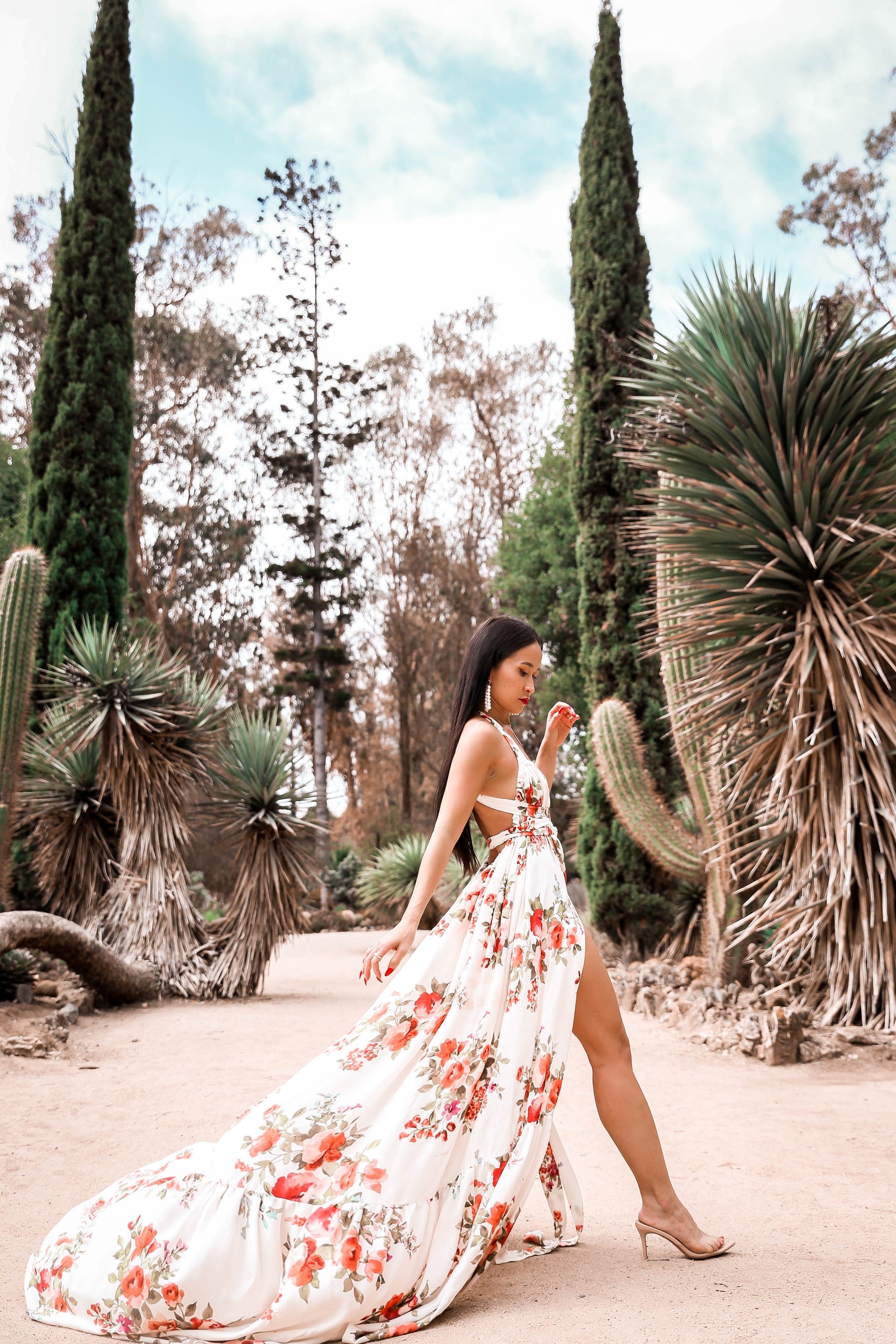 MADE TO ORDER: The Palm Springs Dress in Floral – KTRcollection