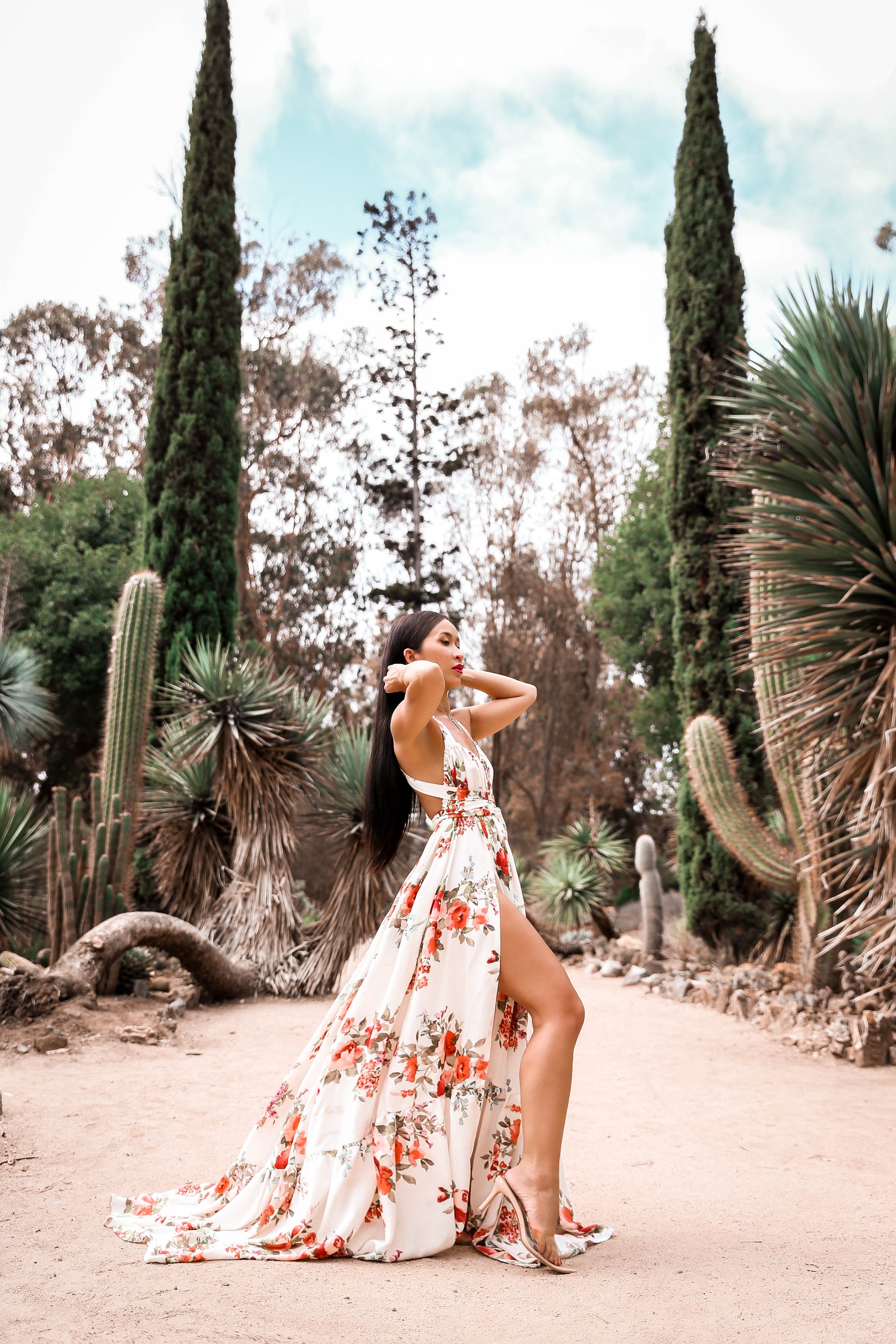 MADE TO ORDER: The Palm Springs Dress in Floral – KTRcollection