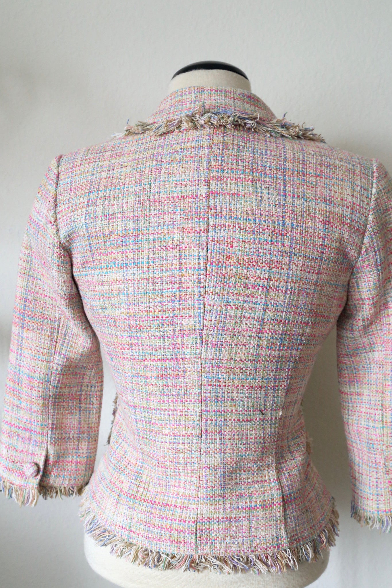 Arden B Pastel Color Tweed Jacket