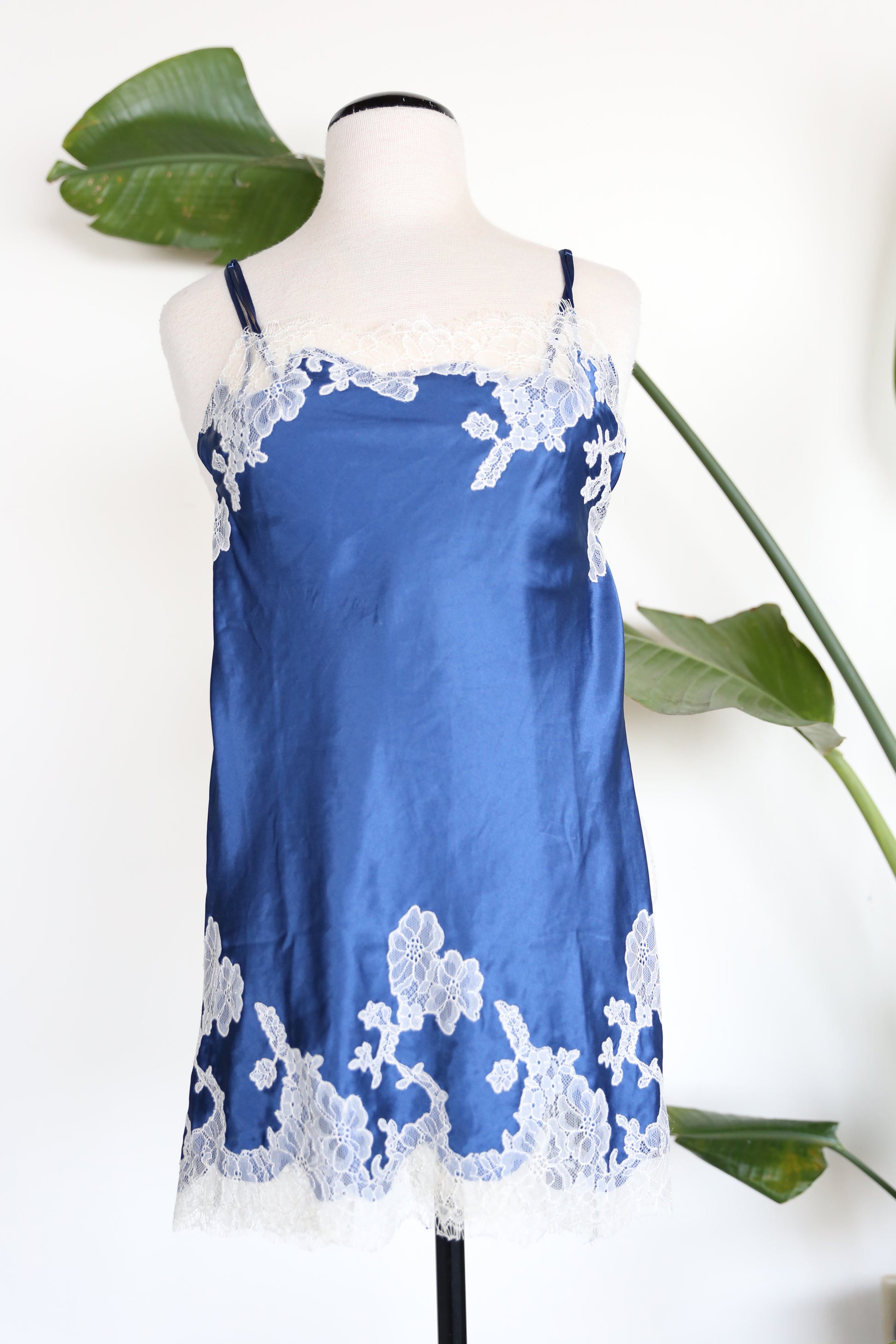 Victoria's Secret Chemise Satin Slip Dress with Lace Side Panel Detail KTRcollection Victoria's Secret Chemise Satin Slip Dress with Lace Side Panel Detail KTRcollection