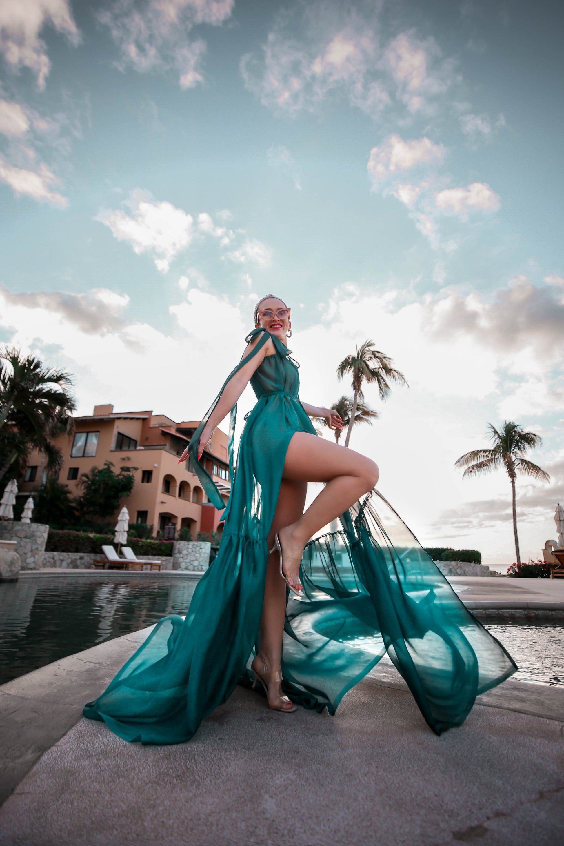 MADE TO ORDER: Sheer Escape Dress (with Low Back) MADE TO ORDER: Sheer Escape Dress (with Low Back)