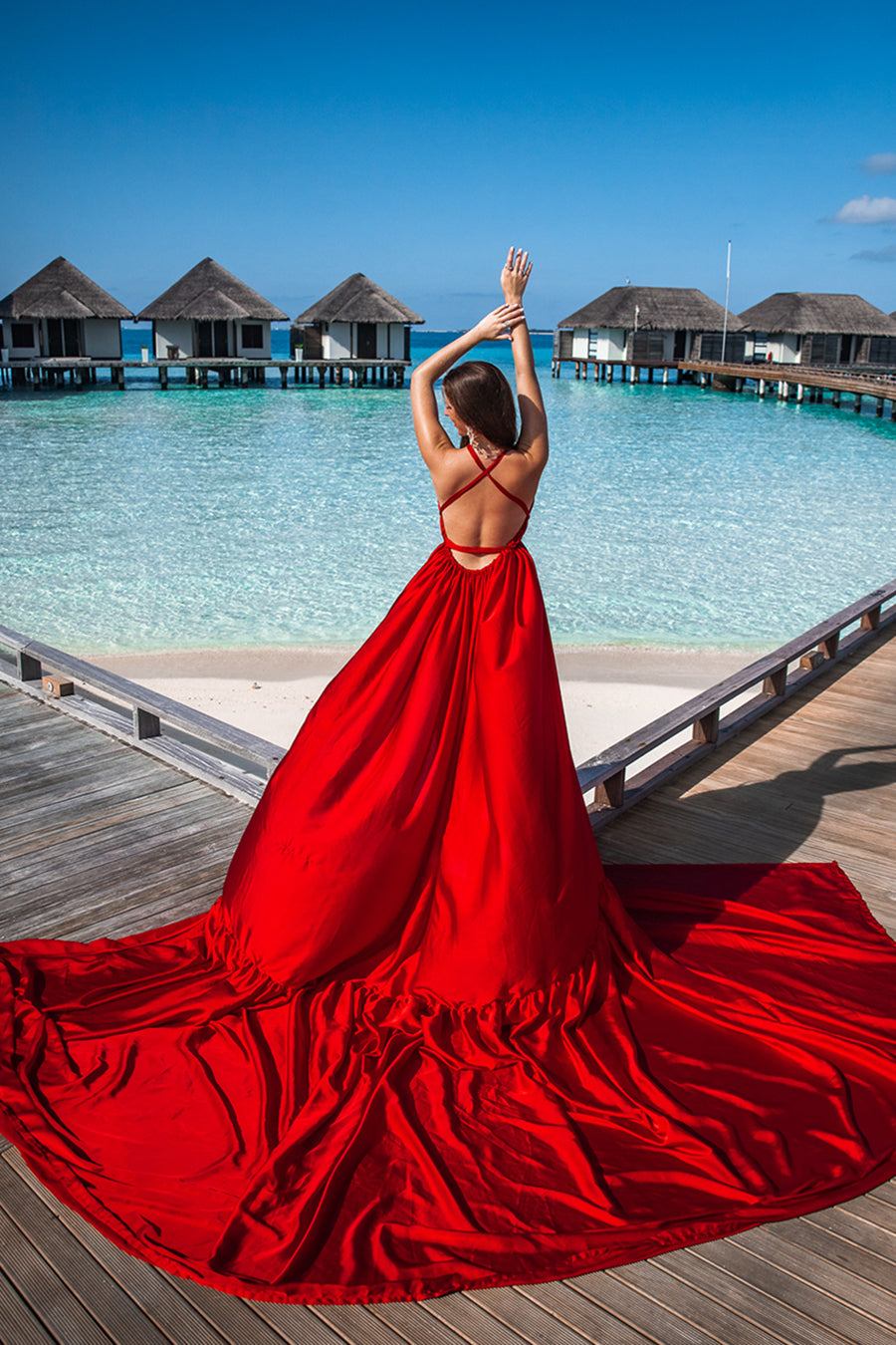 MADE TO ORDER: The Maldives Flying Maxi Dress