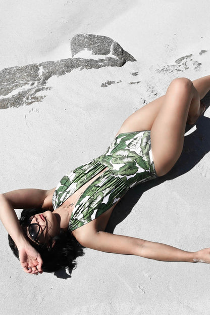 * MADE TO ORDER: Take The Plunge Halter One Piece Swimsuit