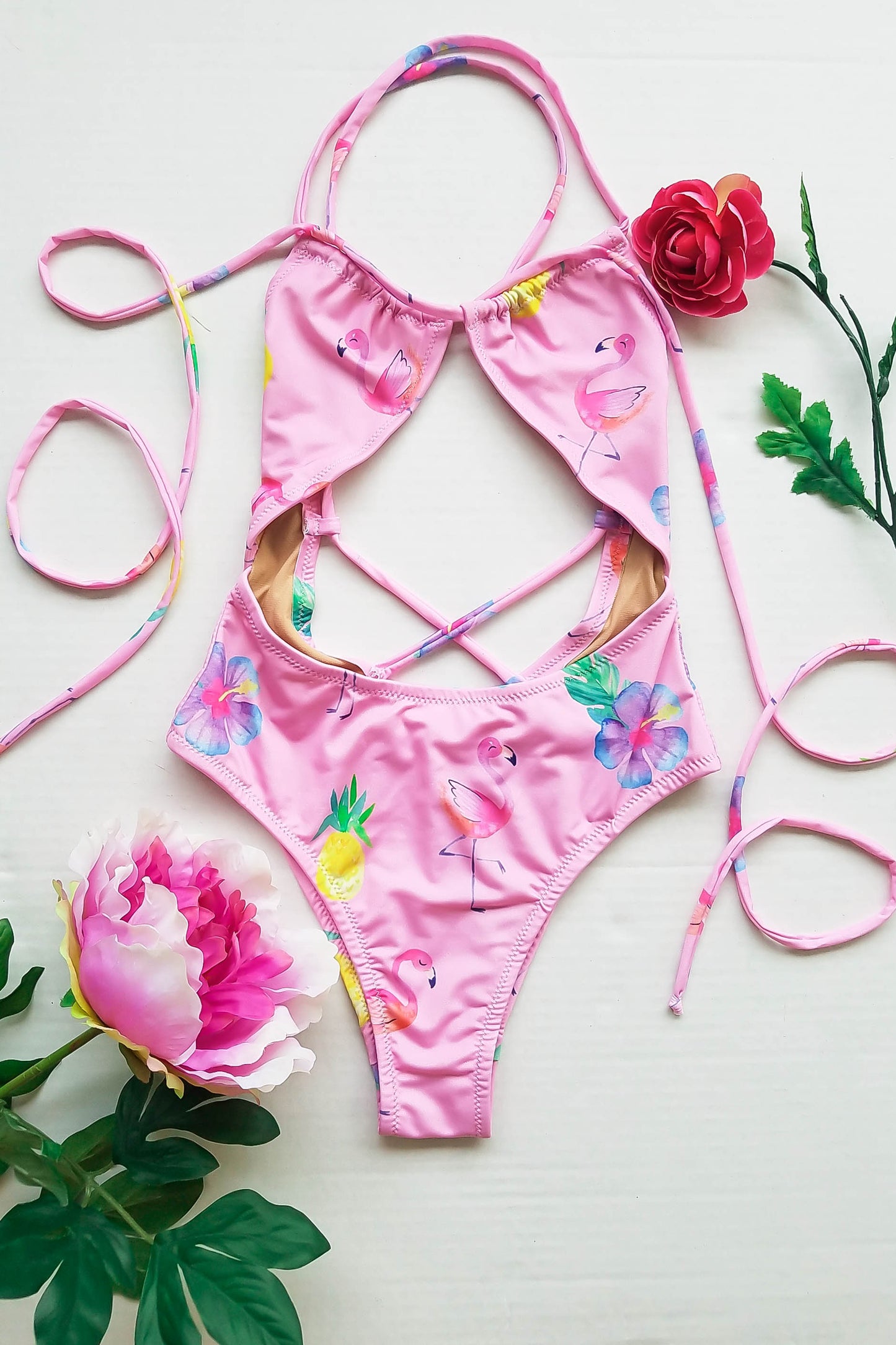 * MADE TO ORDER: One Piece Cut Out Swimsuit